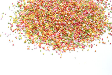 Sugar sprinkles for cake ice cream toppings