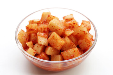 Daikon Kimchi. Tasty and spicy