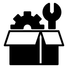 spare Parts icon, glyph icon style