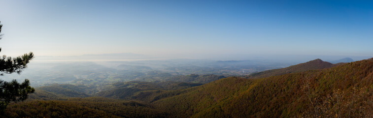 panorama of the mountains