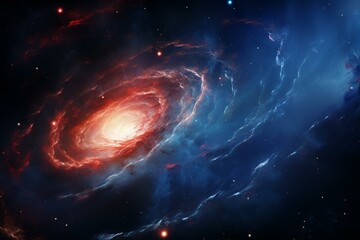 A stunning galaxy in space. Creative wallpaper. Generative AI