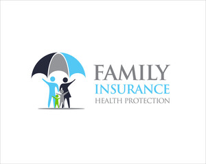 family insurance life logo designs for family protection logo