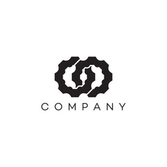 Gear engineering industrial repairing Logo design, brand identity, business logo, editable vector