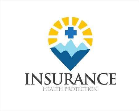 mountain health insurance logo designs for business logo and protection