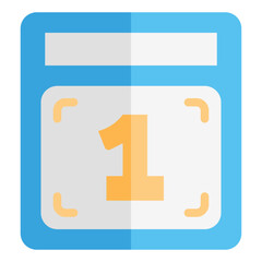 Fototapeta premium Round, Board, Boxing, Count, Stage, Sports Icon, Flat style icon vector illustration, Suitable for website, mobile app, print, presentation, infographic and any other project.