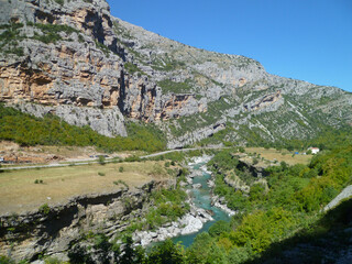 On the railroad from Kolasin to Podgorica