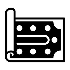 Garage icon, glyph color icon style