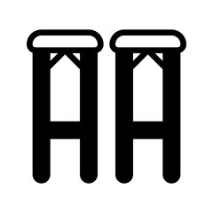 thermostat icon, glyph color icon style