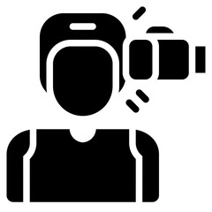 Boxer, punch, Boxing, Fighting, Hit, Sport Icon, Glyph style icon vector illustration, Suitable for website, mobile app, print, presentation, infographic and any other project.