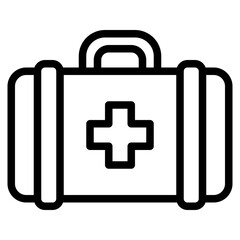 Obraz premium first aid kit, bag, emergency, medical, sport, boxer, boxing, fighting, icon, icons, graphic, design, vector, illustration, sign, symbol, pictogram, background, isolated, element, set, pack, collectio