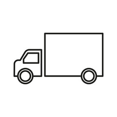 Truck icon. Vector illustration. EPS 10.