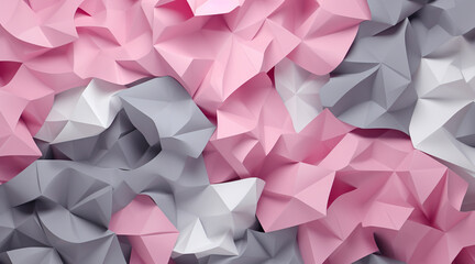 ピンクとグレーの抽象的なグラフィック素材