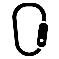 adventure, camp, camping, carabiner, climbing, equipment, mountaineering, safety, hiking, icon, icons, graphic, design, vector, illustration, sign, symbol, pictogram, background, isolated, element, se