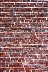 burnt brown brick wall for background and advertising.