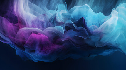 Fototapeta premium 水や火のように流れる青色系の抽象背景 No.018 Abstract Background of Flowing Blue Colors like Water or Fire Generative AI