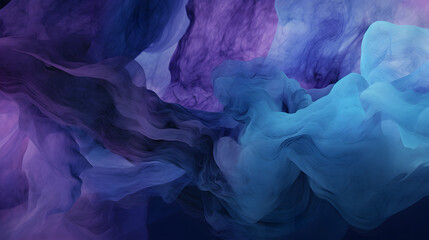 水や火のように流れる青色系の抽象背景 No.020  Abstract Background of Flowing Blue Colors like Water or Fire Generative AI - obrazy, fototapety, plakaty
