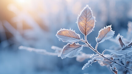 Frozen Leaves  - Powered by Adobe