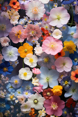  Beautiful Flowers Abstract Background