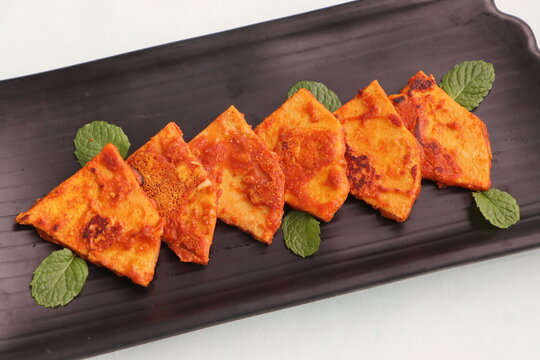 Suran tawa fry, Suranache Kaap, prepared by shallow frying boiled and sliced suran or yam.