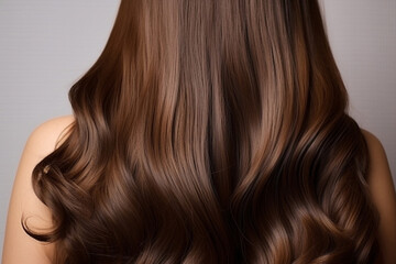 Fototapeta premium Hair woman beauty brown fashion long