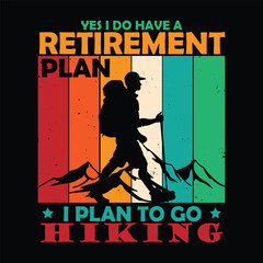 Best hiking t shirt design