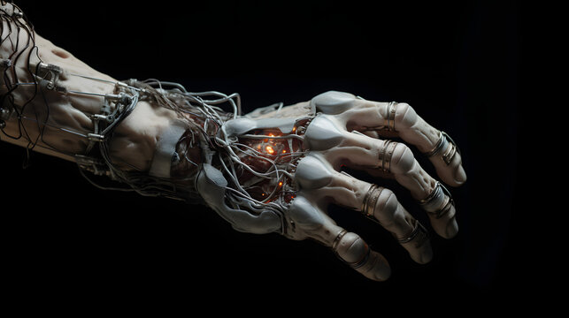 Android Arm Cyborg K&uuml;nstliche Intelligenz Generative AI