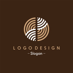 logo templates collection flat shape total