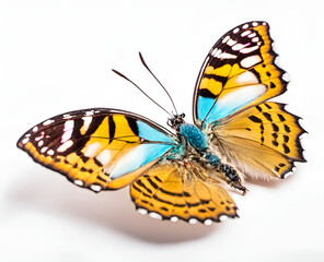 Obraz premium Beautiful butterfly isolated on white background