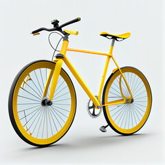 Bicycle clipart, Ai generated image