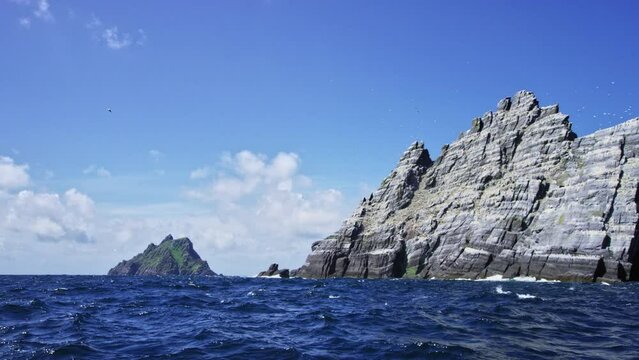Little Skellig with Skellig Michael in the distance.