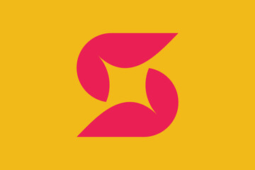 letter s logo icon design illustration