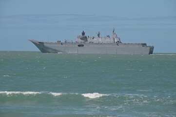 HMAS Adelaide Australian landing helicopter dock ship