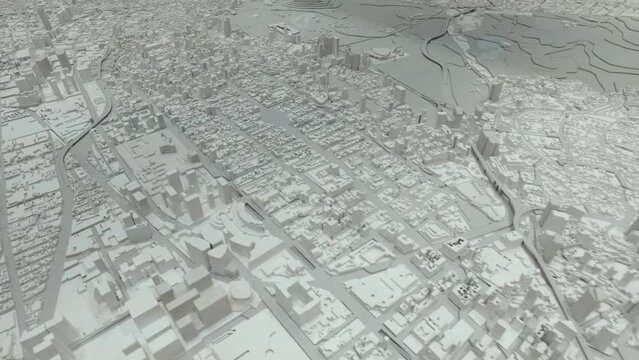 Maqueta de la Ciudad de M&eacute;xico