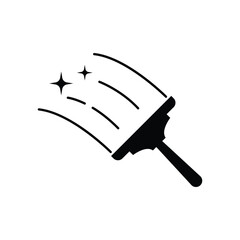 Glass cleaner icon design. isolated on white background. vector illustration 