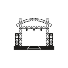 concert stage icon