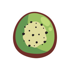 kiwi fresh fruit icon