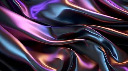 purple silk background generative ai