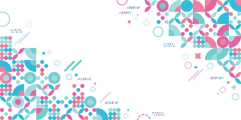 Abstract Shapes Color Geometrical Background