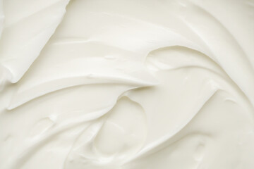 White lotion beauty skincare cream texture cosmetic product background - obrazy, fototapety, plakaty