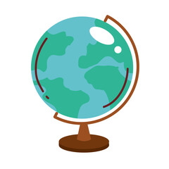 school globe map icon