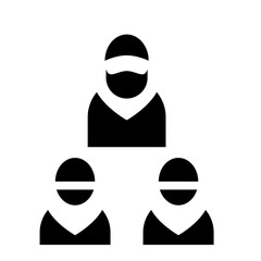 muslim shaf of islam religious activity solid icon