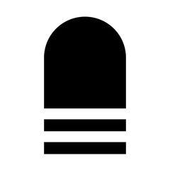 shaf of islam religious activity solid icon