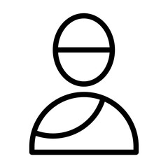 hajj of islam religious activity line icon