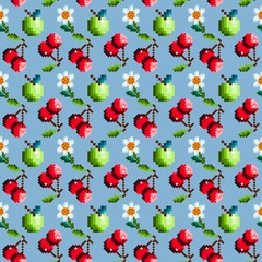 Cherry and flower background