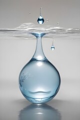 Ephemeral Elegance Hyperrealistic Droplet (Generative AI)




