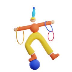 Man Doing Acrobat for empty state