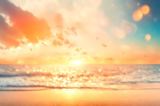 sunset over the sea 4k HD quality photo. 