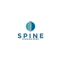 Spine logo design template icon,Chiropractic logo design unique idea concept
