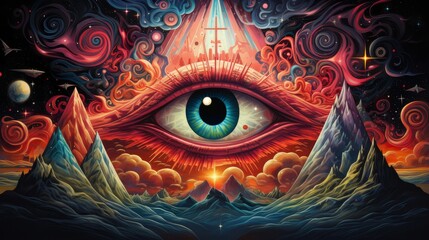 cosmic eye of god