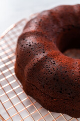 Red velvet bundt cake